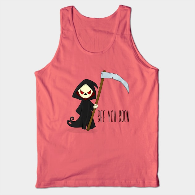 See You Soon Satan Tank Top by ShutterStudios